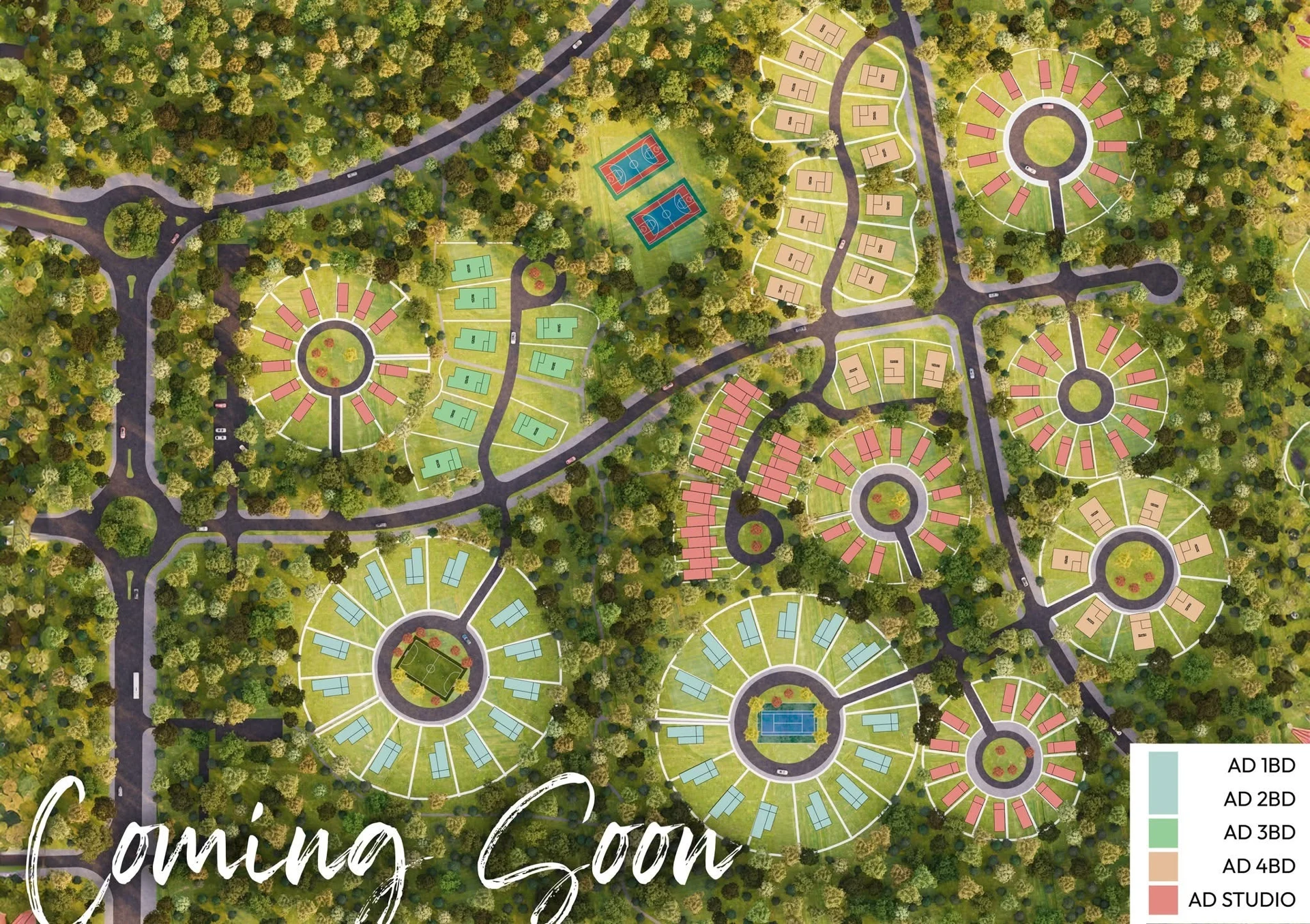 Illustrative Cherry masterplan — a vision for connected green spaces
